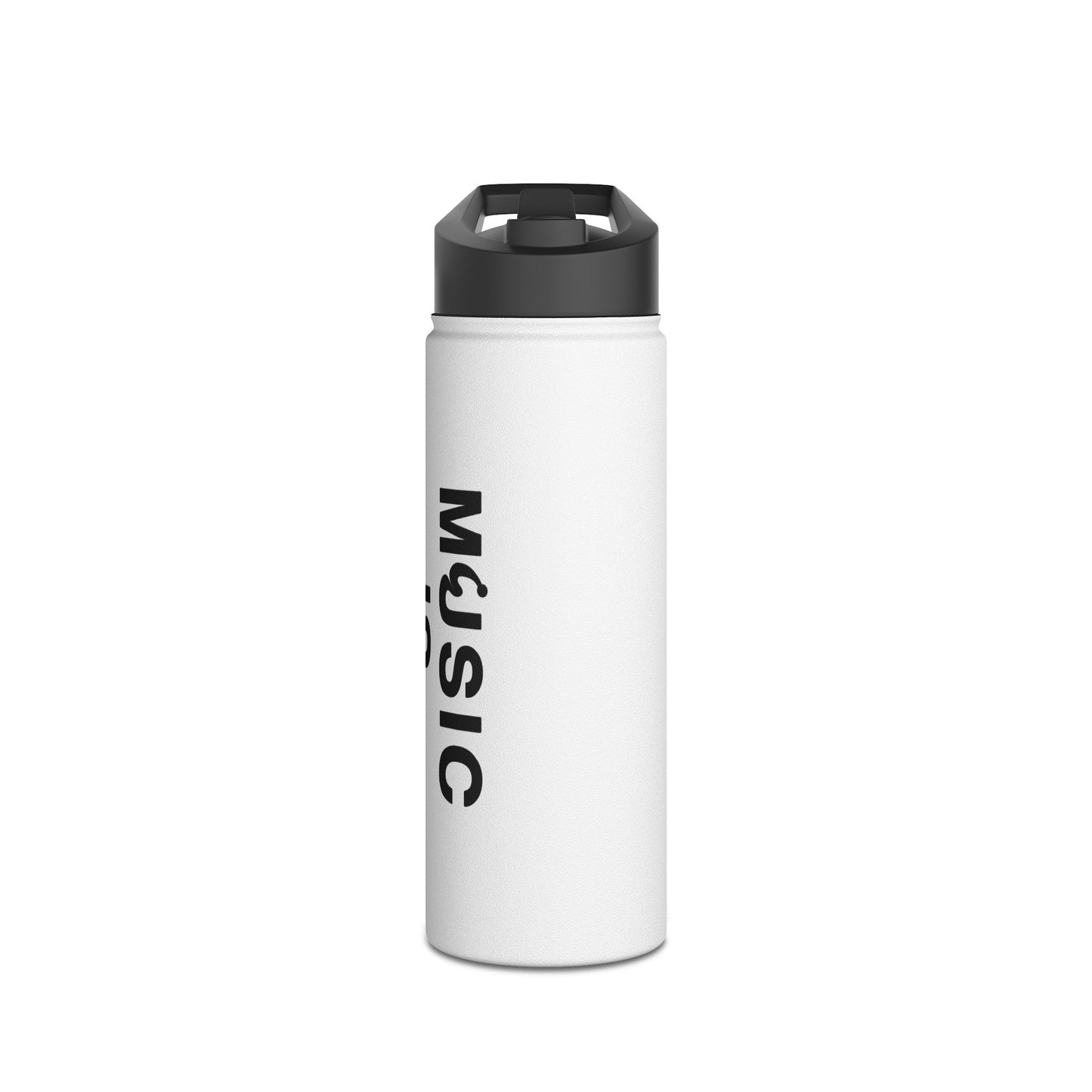 Music Is Medicine Stainless Steel Water Bottle, Standard Lid