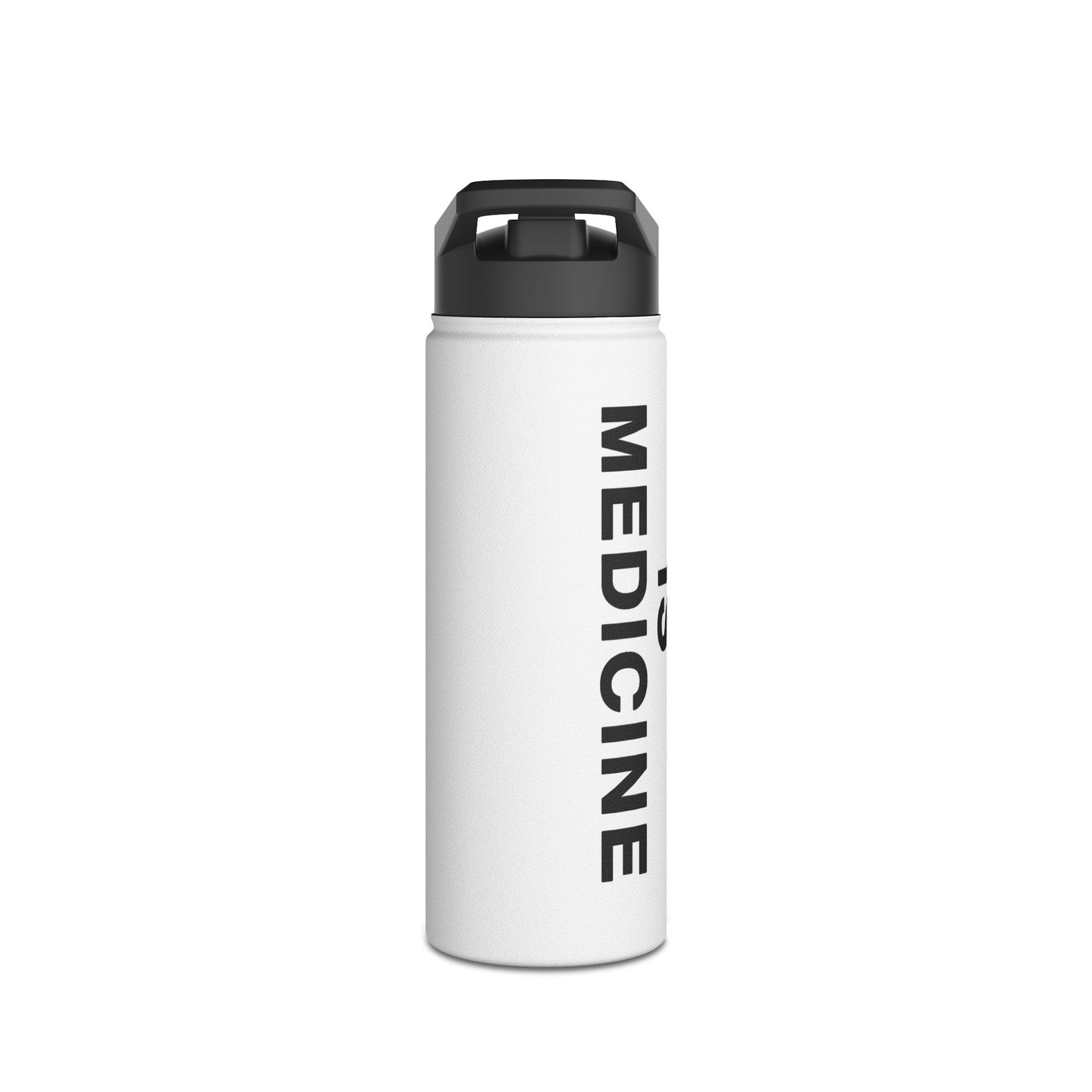 Movement is Medicine Stainless Steel Water Bottle, Standard Lid