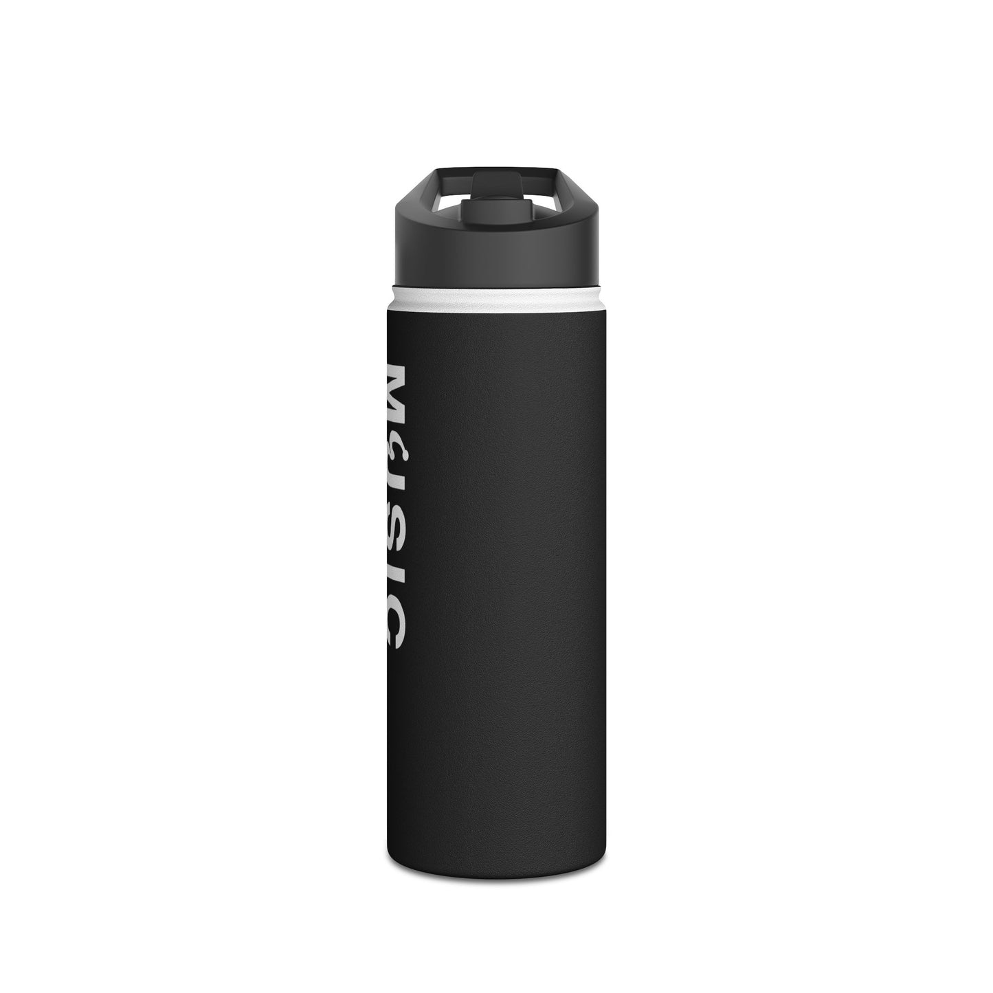 Music Is Medicine Stainless Steel Water Bottle, Standard Lid